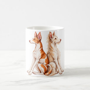De Café Caneca Elegante Podenco Ibizan Hound Podengo