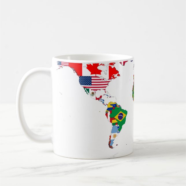 De Café Caneca embandeirada do mundo (Esquerda)