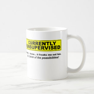 De Café Caneca Engraçada Atualmente Não Sob Supervisão