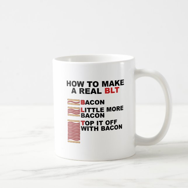 De Café Caneca Engraçada BLT Real (Direita)