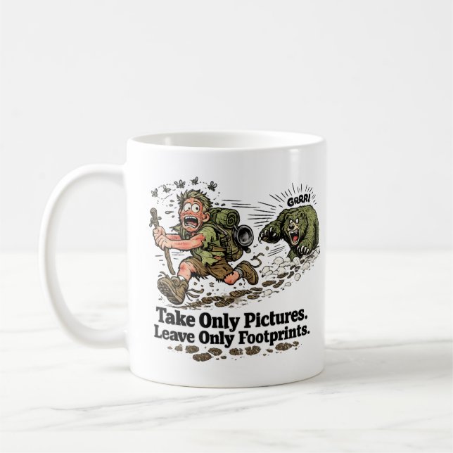 De Café Caneca engraçada com fotos apenas (Esquerda)