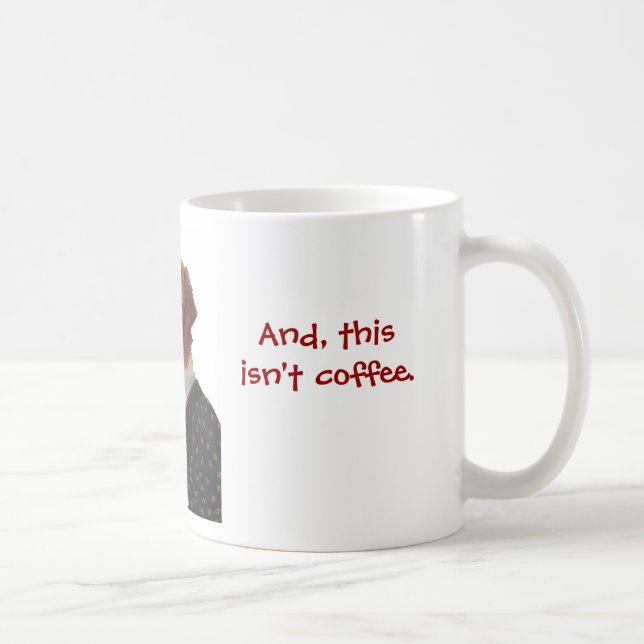 De Café Caneca engraçada com St Bernard (Direita)
