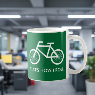 De Café Caneca engraçada da bicicleta para entusiastas da