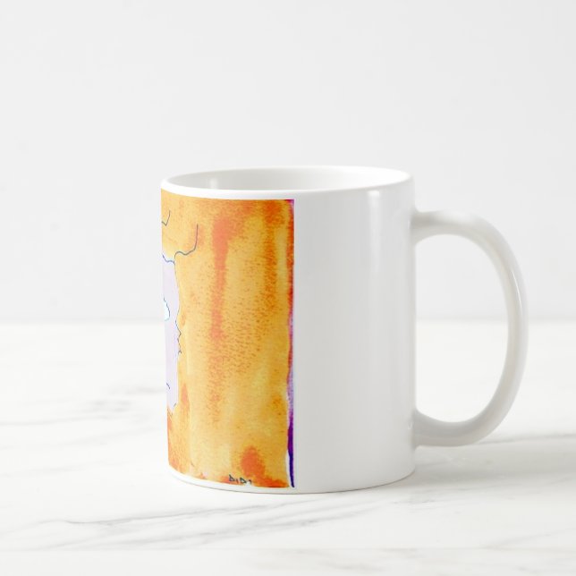 De Café Caneca engraçada da cara (Direita)