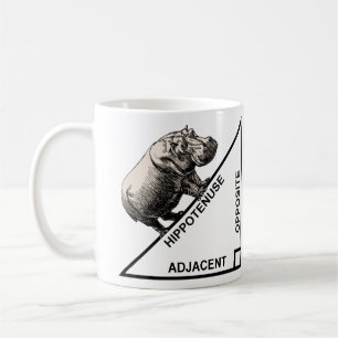 De Café Caneca engraçada da geometria da matemática do