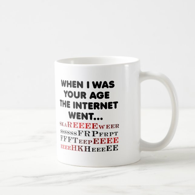 De Café Caneca Engraçada da Internet Antiga (Direita)