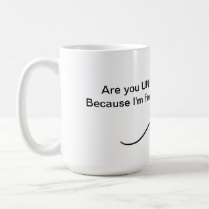 De Café Caneca engraçada da lei - linha do recolhimento d