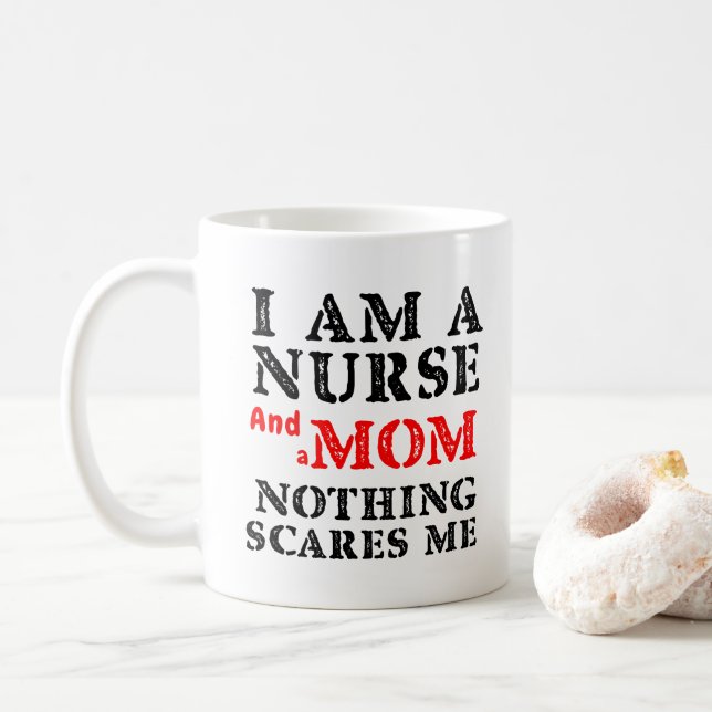 De Café Caneca engraçada da mãe da enfermeira eu sou uma (Com Donut)