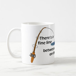 De Café Caneca engraçada da pesca