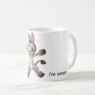 De Café caneca engraçada do asno