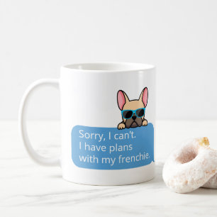 De Café Caneca engraçada do Bulldog Francês
