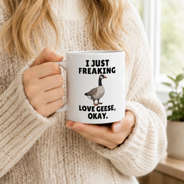 De Café Caneca Engraçada do Ganso do Canadá para Amantes d (Criador carregado)