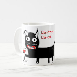 De Café Caneca engraçada do gato para o amante do gato que