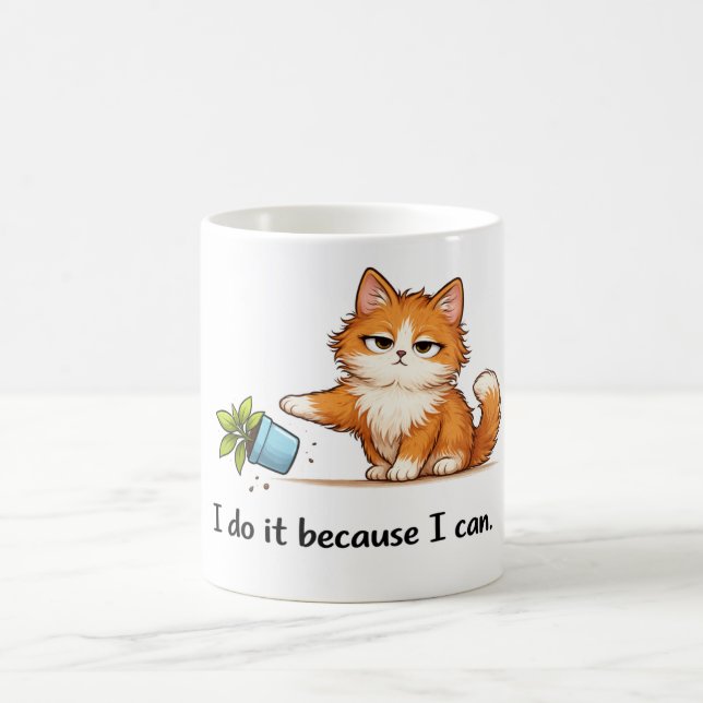 De Café Caneca Engraçada do Golden Retriever – “Sem Pensam (Centro)