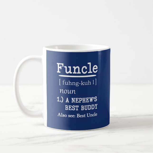 De Café Caneca engraçada do melhor amigo do sobrinho da (Esquerda)