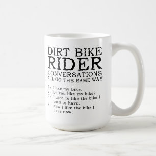 De Café Caneca engraçada do motocross das conversações 