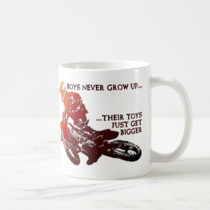 De Café Caneca engraçada do motocross mais grande da