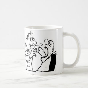 De Café Caneca engraçada dos desenhos animados do dentist