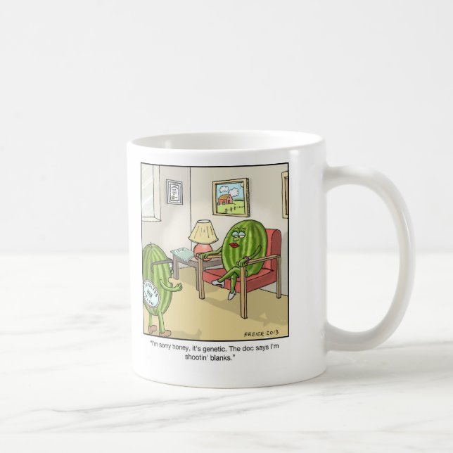 De Café Caneca engraçada dos desenhos animados sem (Direita)