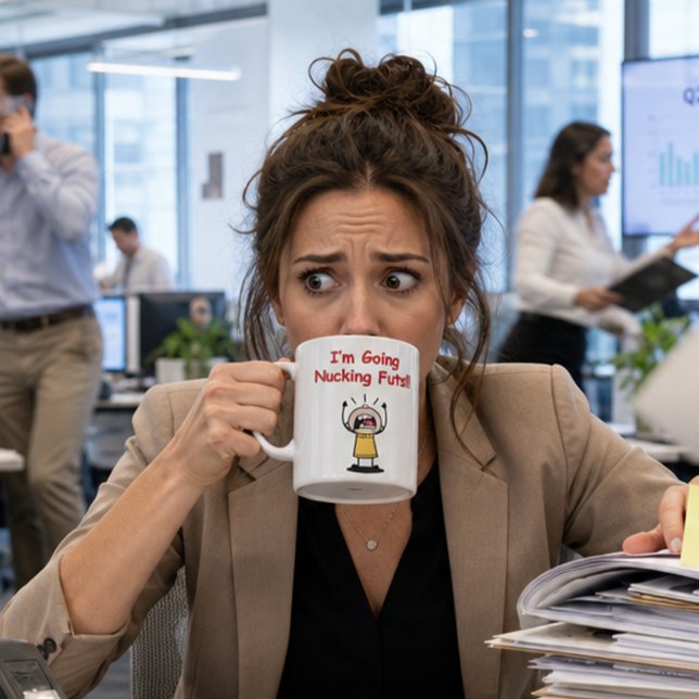 De Café Caneca Engraçada Estou Ficando Louco (Criador carregado)