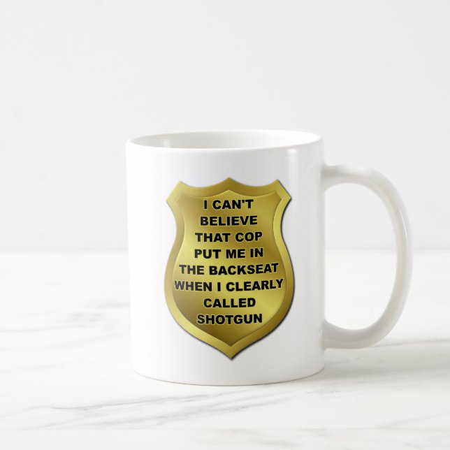 De Café Caneca Engraçada Eu Chamei Shotgun (Direita)