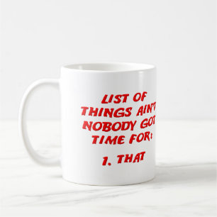 De Café Caneca Engraçada Lista Não Temos Tempo Para Isso