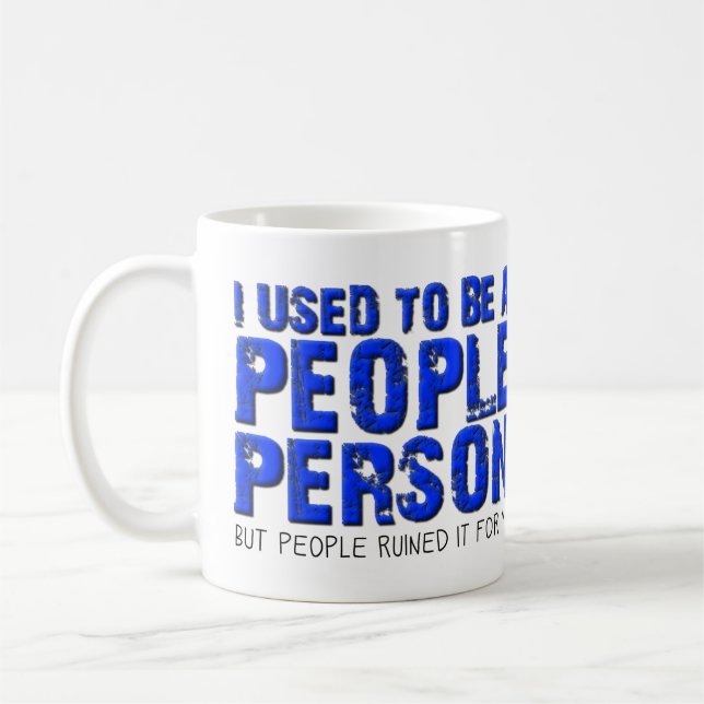 De Café Caneca Engraçada Não é uma Pessoa Social (Esquerda)