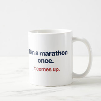 De Café Caneca Engraçada para Corredor que Já Correu uma M