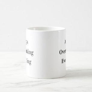 De Café Caneca Engraçada Pensativa Clássica