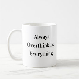 De Café Caneca Engraçada Pensativa Clássica