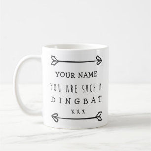De Café Caneca engraçada personalizada - Dingbat