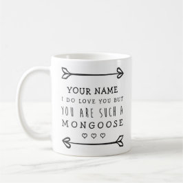 De Café Caneca engraçada personalizada dos namorados -