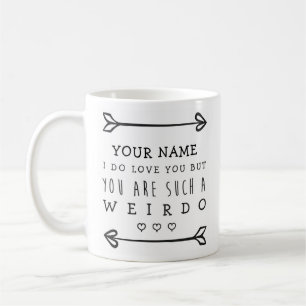 De Café Caneca engraçada personalizada dos namorados -