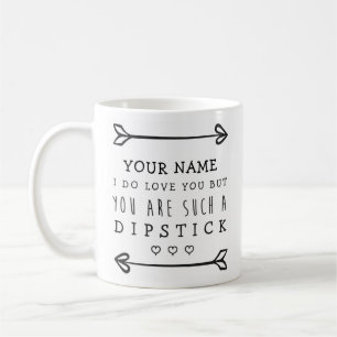 De Café Caneca engraçada personalizada dos namorados -