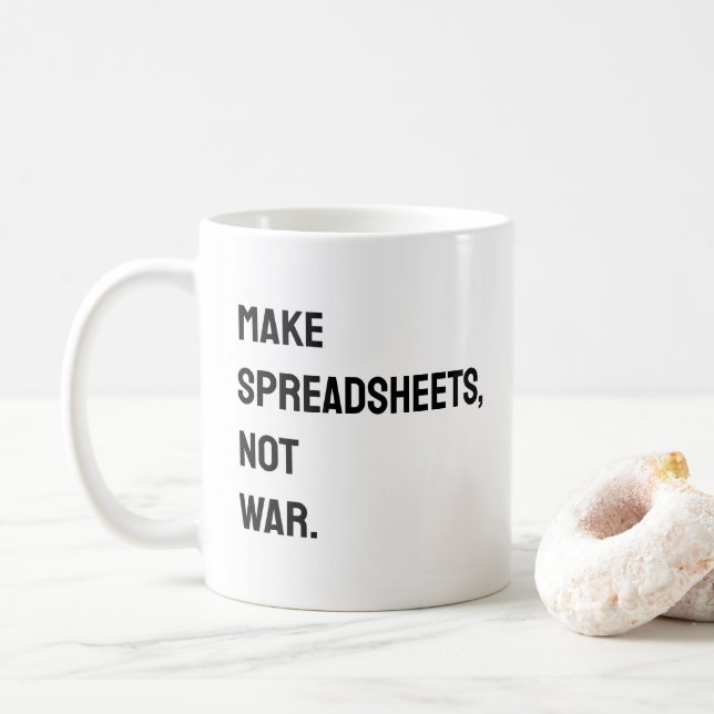 De Café Caneca Engraçada Planilha Contador (Com Donut)