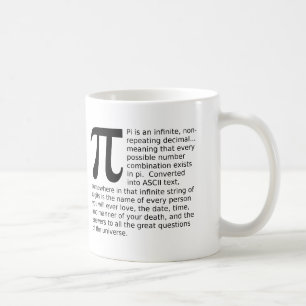 De Café Caneca Engraçada Respostas Pi Infinitas