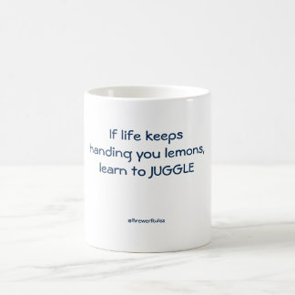 De Café Caneca engraçada: Se a vida se mantem lhe entregar