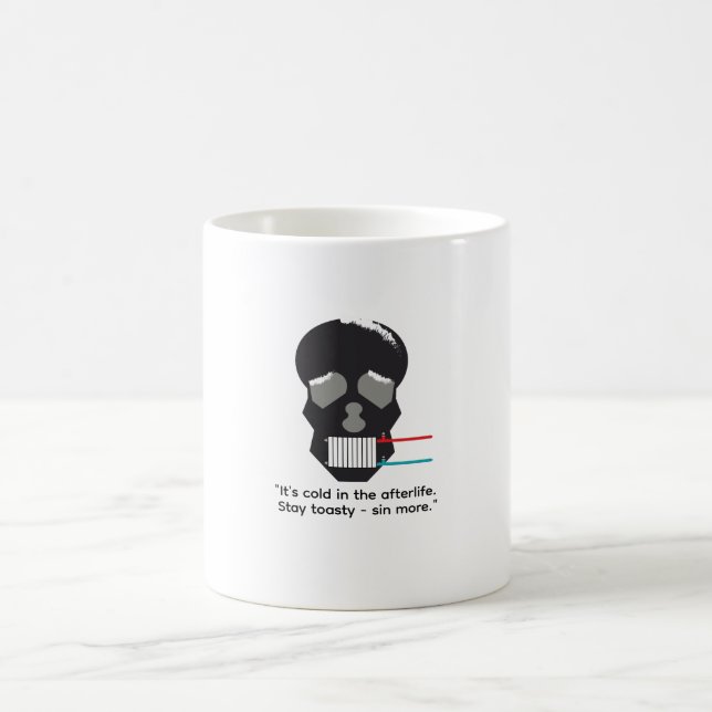 De Café Caneca engraçada sobre a vida após a morte, caneca (Centro)