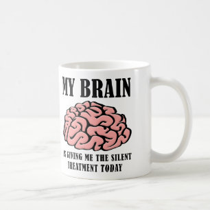 De Café Caneca Engraçada Tratamento Silencioso Cérebro