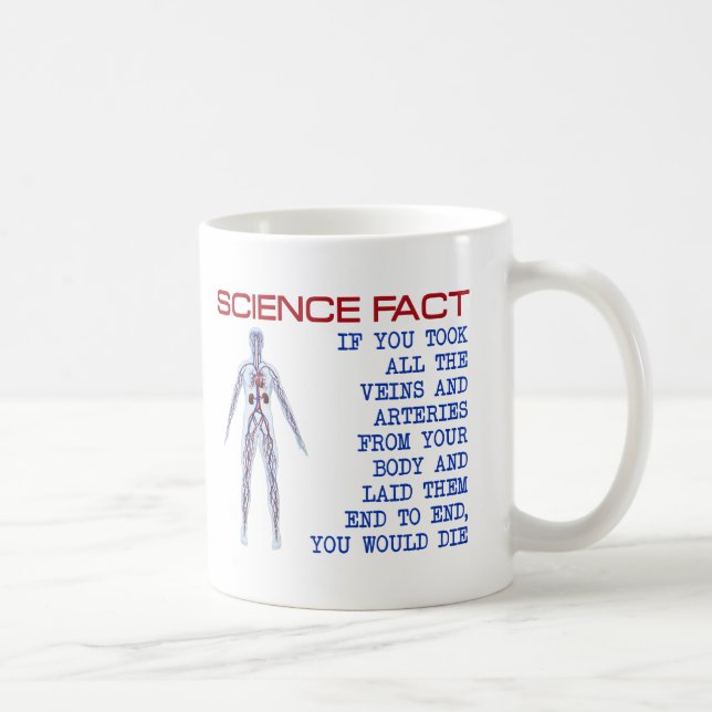 De Café Caneca Engraçada Veias da Ciência (Direita)