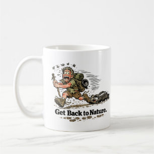 De Café Caneca engraçada Volte à natureza