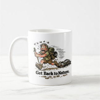 De Café Caneca engraçada Volte à natureza