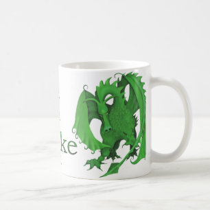 De Café Caneca ereta do dragão verde para Mike