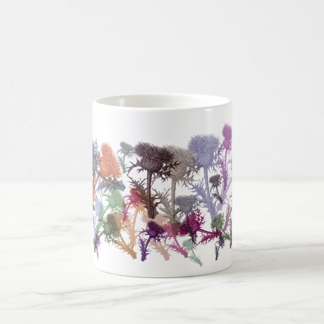 De Café Caneca escocesa selvagem dos cardos (Centro)