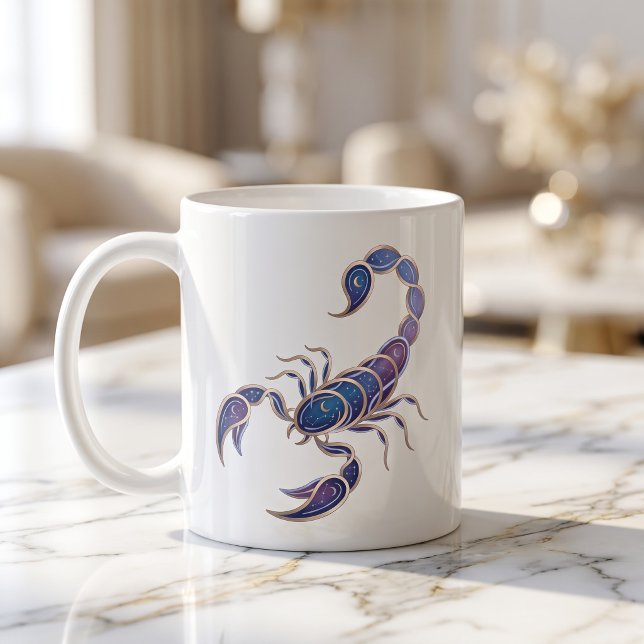 De Café Caneca Escorpião Celestial Linha Luxo Arte (Criador carregado)