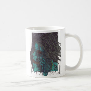 De Café Caneca escura do zombi