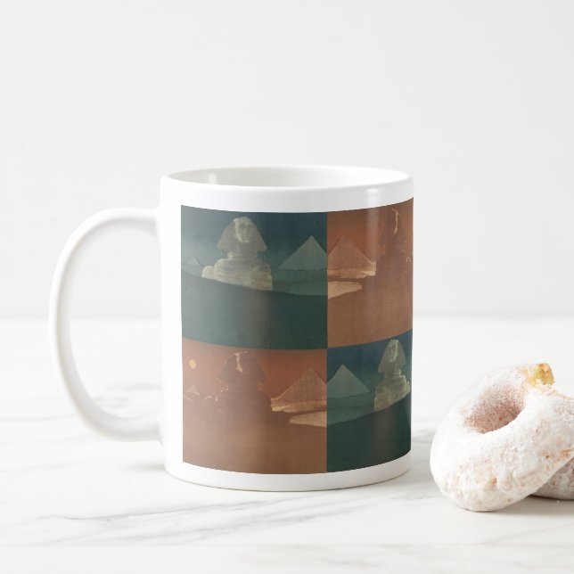 De Café Caneca esfinge (Com Donut)