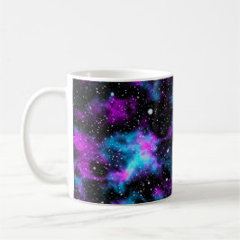 De Café Caneca Espacial da Galáxia Azul e Púrpura