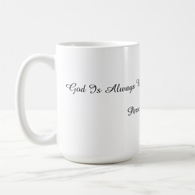 De Café Caneca Esperança Religiosa Firme (Esquerda)