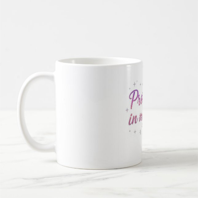 De Café Caneca Espiritual Protegida Em Minha Paz (Esquerda)